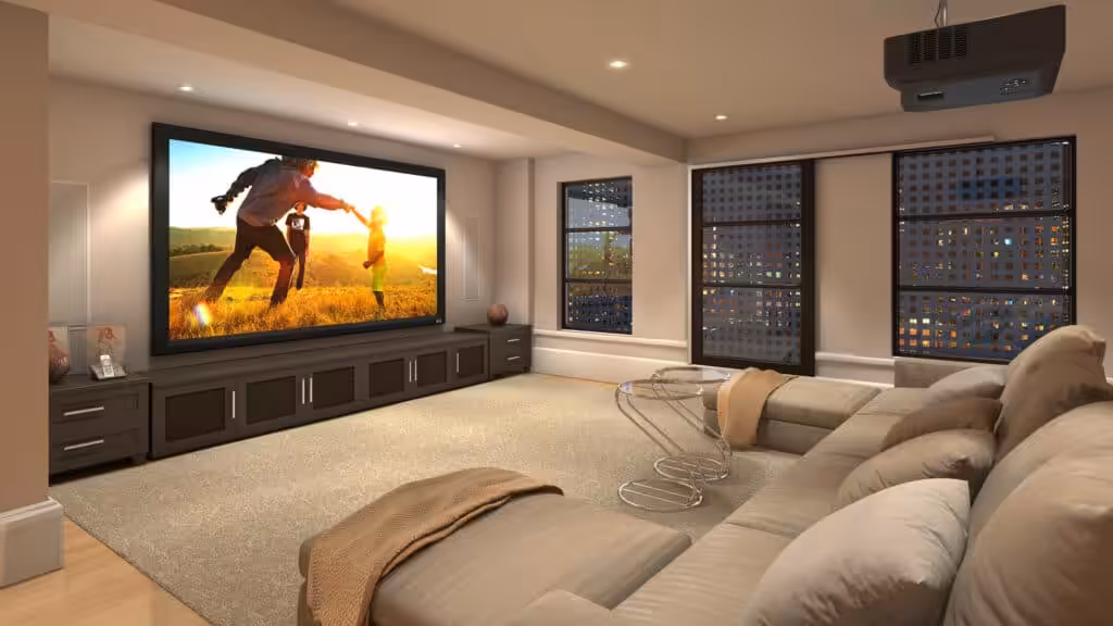 Home Theater with Projector