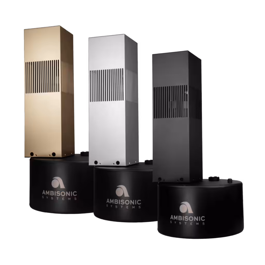 Ambisonic Bollard speaker with integrated 10 inch subwoofer