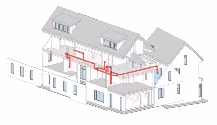 Laundry Jet Piping Install