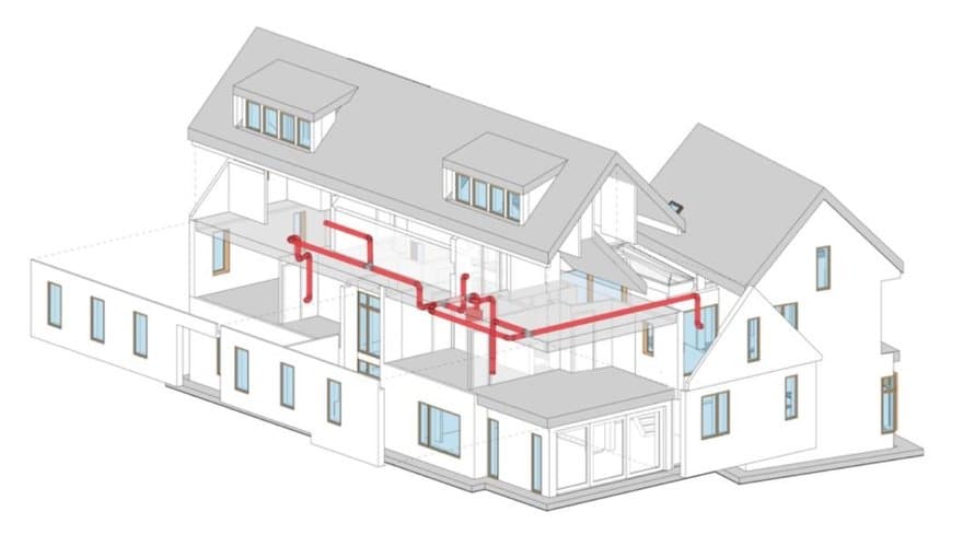 Laundry Jet Piping Install