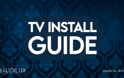 How to plan for the perfect TV install.